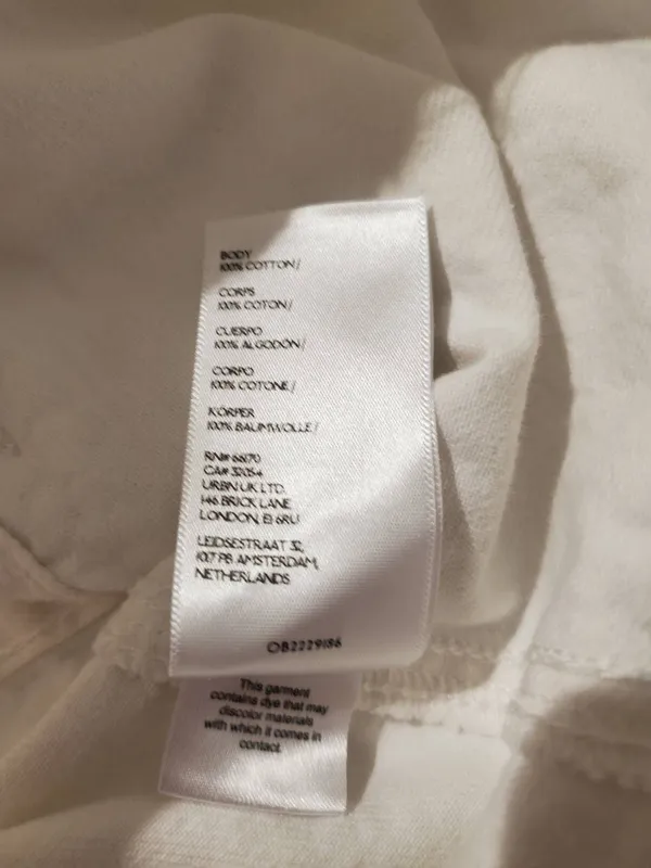 We The Free Edie Denim Skirtall in White Large - Image 8
