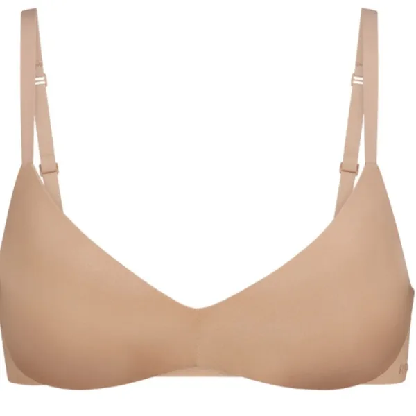 NWT SKIMS Wireless Form Push-Up Plunge‎ Bra BR-WRL-1891Clay Size 40D - Image 2