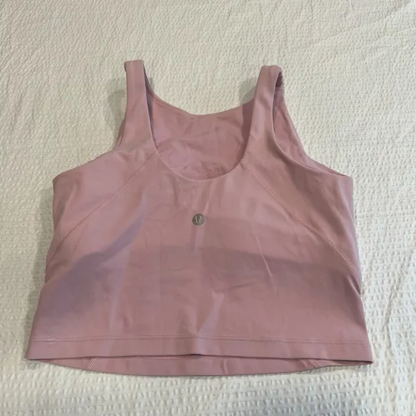 Lululemon align tank top high neck, light pink size 4 women - Image 4