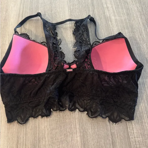 Victoria's Secret Pink Push Up Bra Size Large - Image 2