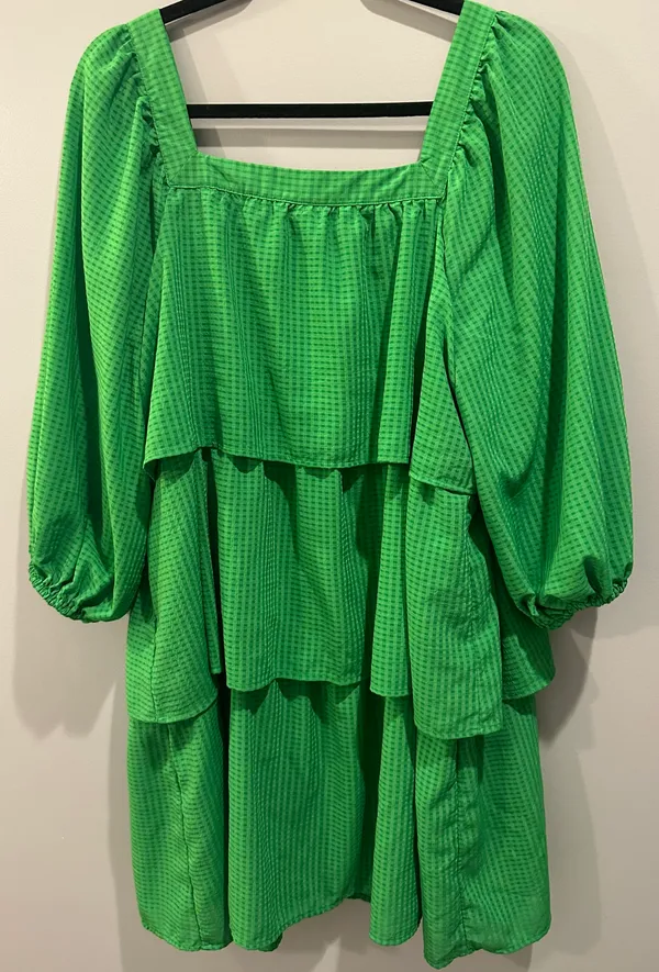 Who What Wear Tiered Ruffle Dress - Image 2
