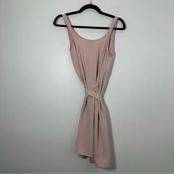 Everlane Women’s Light Pink Tie Waist Sleeveless Mini Dress Size 00 - Image 3