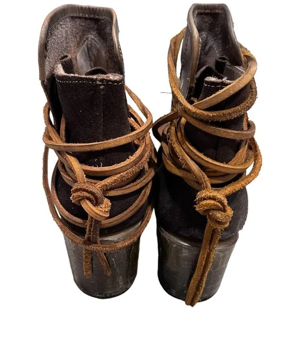Freebird Casey Distressed Brown Booties - Image 7