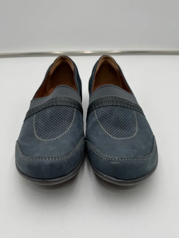 Cobb Hill Womens 9 Blue Gray Slip On Comfort Walking Shoes Loafers EU 40 - Image 2