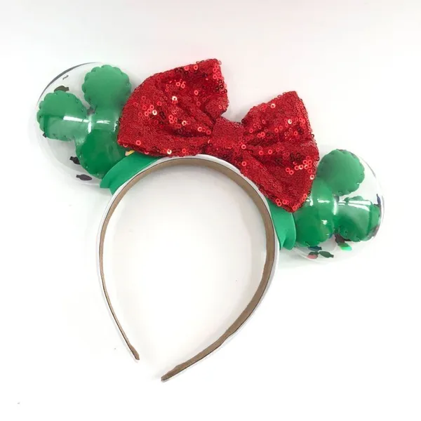 Handmade Christmas Confetti Balloon Ears Green/Red‎ - Image 4