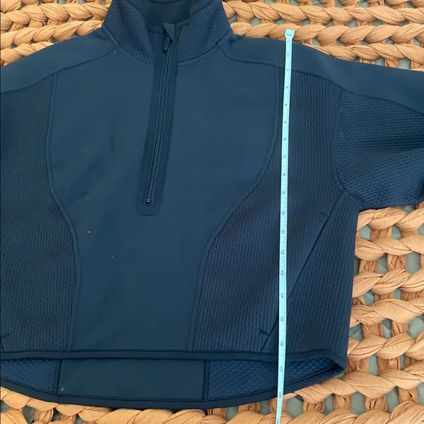 Lululemon Mixed Fabric Half-Zip Pullover - Image 9
