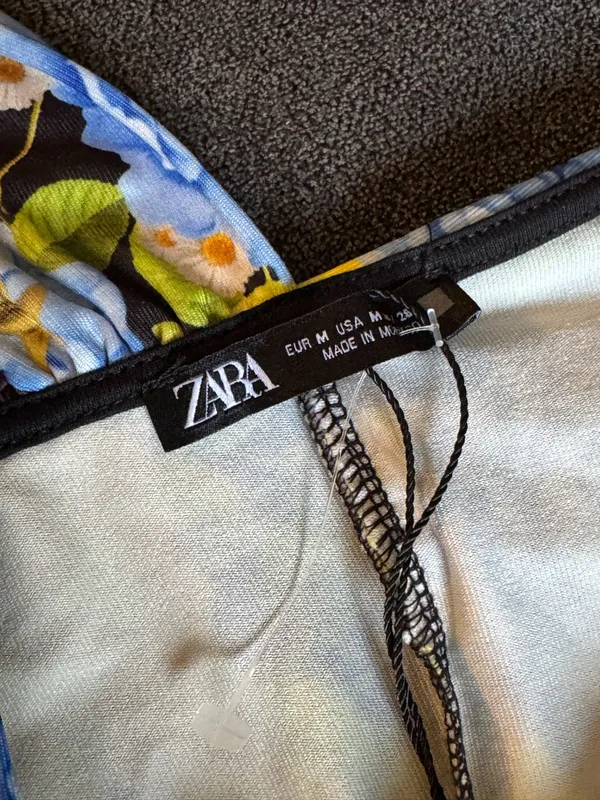 Zara Floral Off Shoulder Bodysuit - Image 3