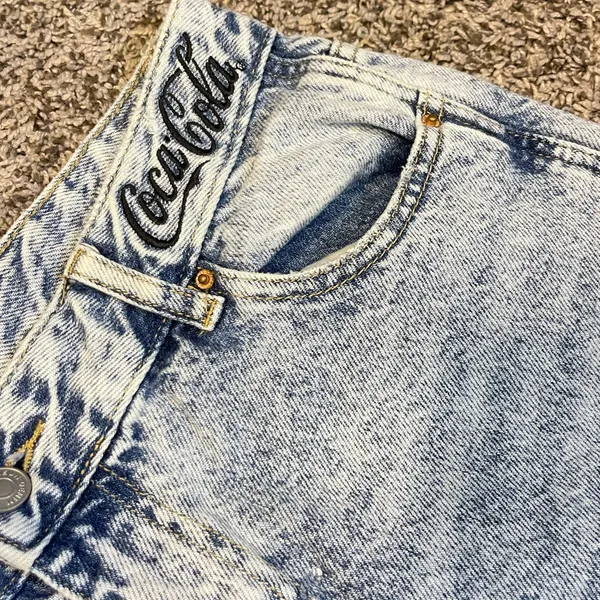 Coca-Cola By PacSun Light Indigo Low Rise Baggy Jeans Size 28 x 32 - Image 11