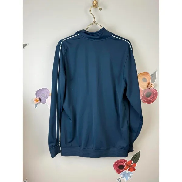Nike Women’s Teal Blue & White Full Zip Pre-Game Track Jacket - Size - XL - Image 2