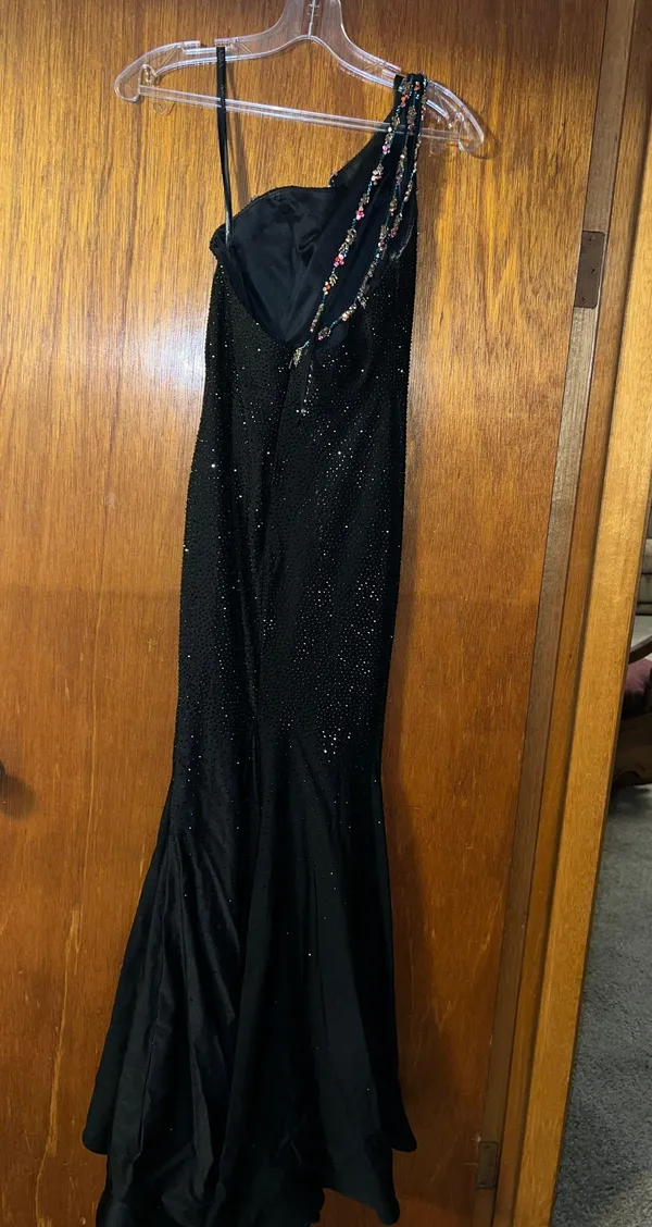 Prom Dress Black Size 00 - Image 5