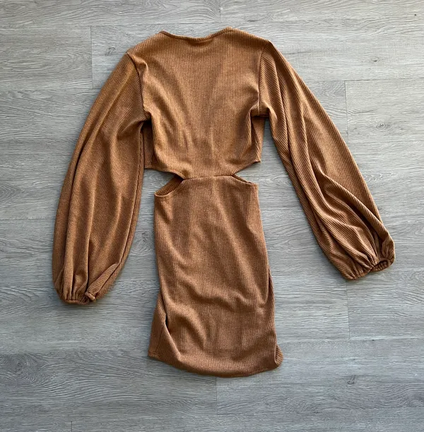 VICI X Hayley Cressida Ribbed Knit Cutout Dress - Image 8