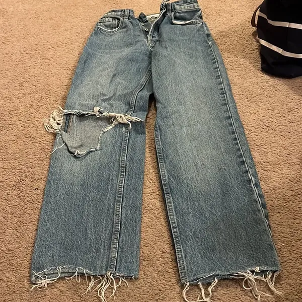 Zara high rise button fly jeans 0‎ - Image 2