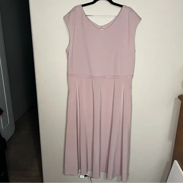Athleta Ryder Smoked Mauve Cap Sleeve Midi‎ Dress - Image 4