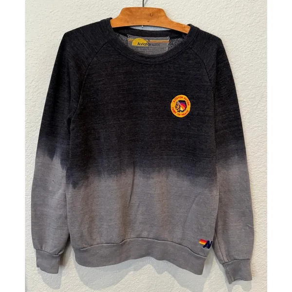 Aviator Nation Tribe of Peace Crewneck Sweatshirt Size Small - Image 7
