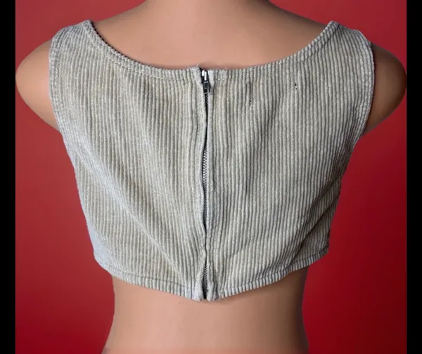 Cream Pretty Little Thing corset Top - Image 3