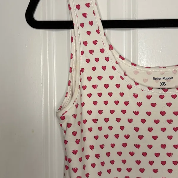 Roller Rabbit Alba Sleep Jersey in Pink Heart - Image 5