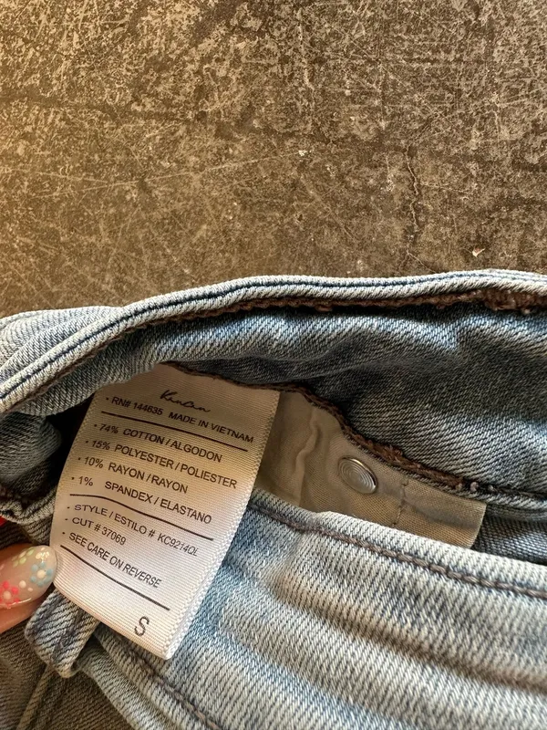 KanCan USA Shorts Jean Blue Light - Image 4