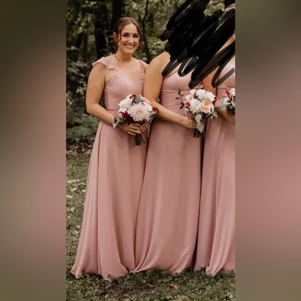 AZAZIE Everett trusty dust pink bridesmaid dress size 4. - Image 4