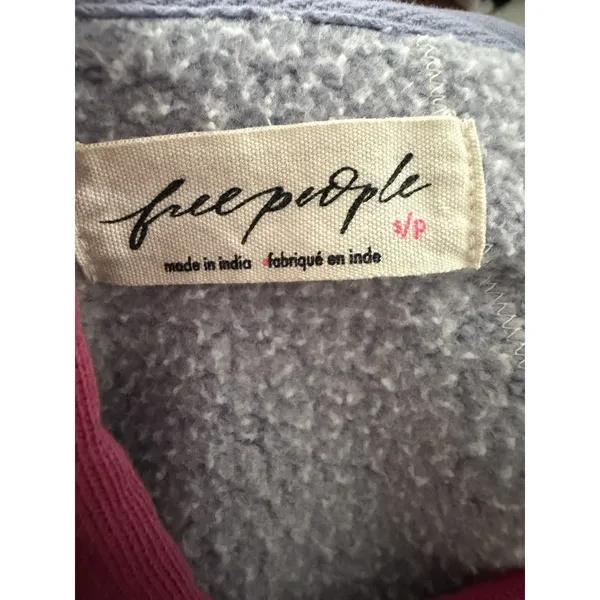 Free People Clover Sweatshirt Floral Poppy Combo‎ Women's Size Small - Image 12