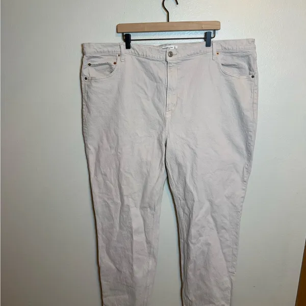 Abercrombie and Fitch Ultra‎ High Rise 90s Straight Jeans 24 long - Image 3