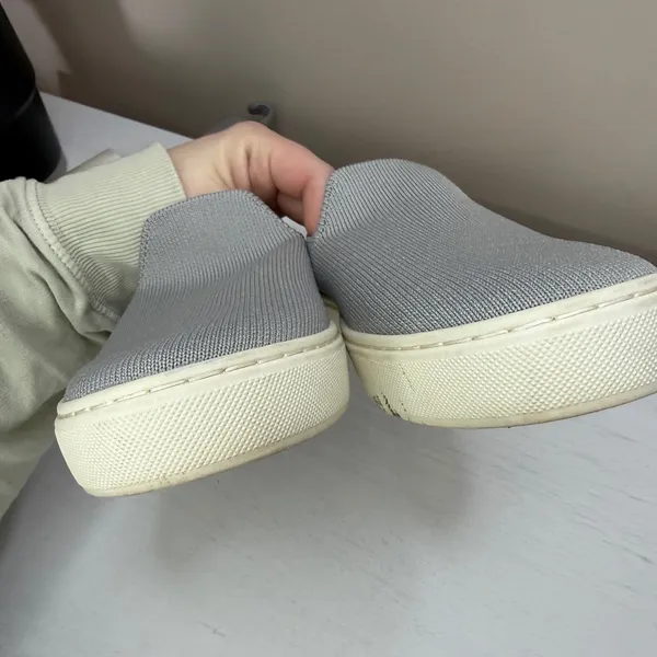 Rothy’s The Original Slip On Sneaker in Light Grey Sz 8 - Image 10