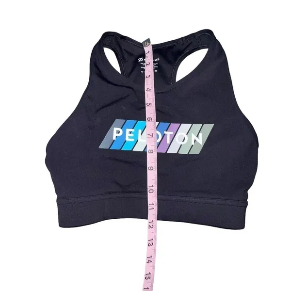 Peloton Sports Bra Black Racerback Athletic Pace High Neck Womens‎ Size Small - Image 5