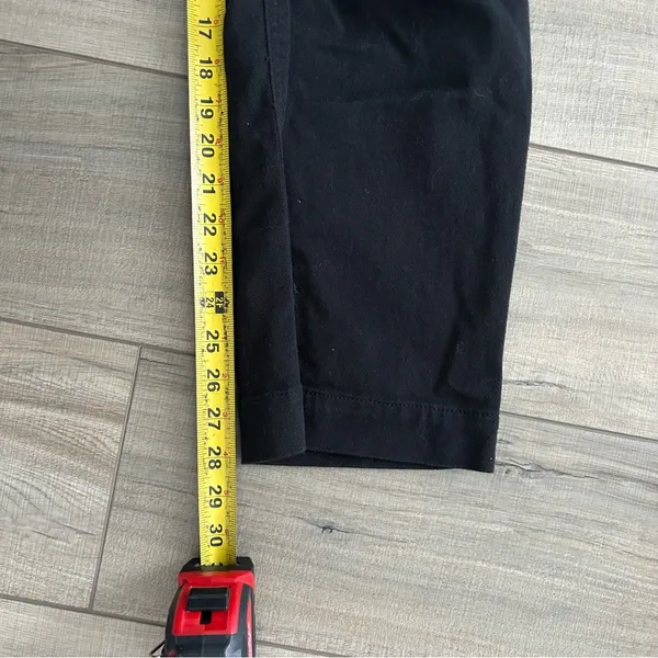 Quince Luna Stretch High Rise Slim Straight Organic Cotton Jeans Black 28in 8 - Image 10