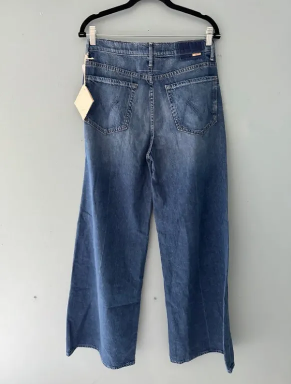 Mother Superior Denim The Undercover Sneak High Rise Wide Leg Denim - Image 3