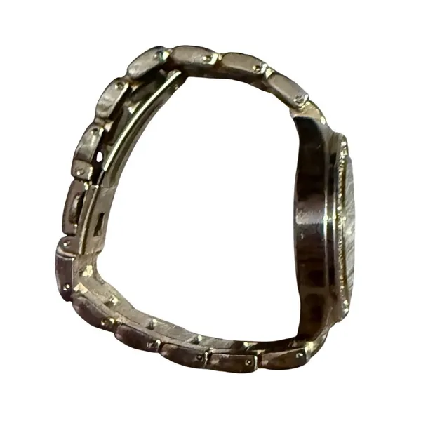 Y2k Scoop NYC Quartz Women's Bracelet Watch Gold Tone Crystal Accents - Image 3