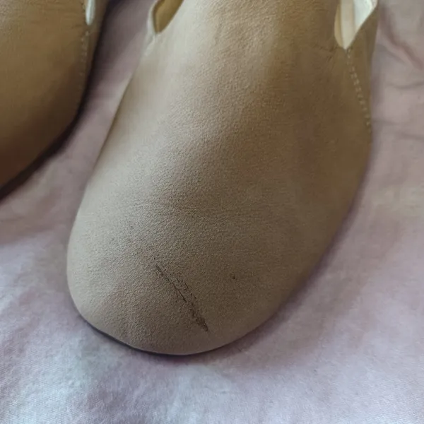 Naturalizer Tan Leather Loafers Size 9 Wide - Image 3