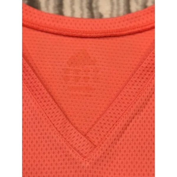 NEW Adidas women's medium pink V-neck long sleeve shirt - Image 2