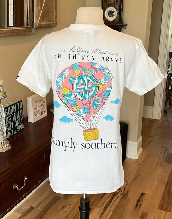 Simply Southern White Cotton Short Sleeve - Image 7