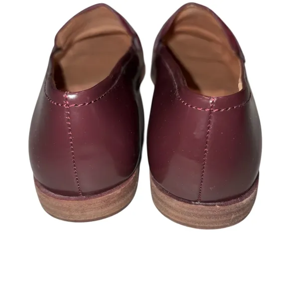 Madewell Dark Cabernet Burgundy Maroon Suede & Leather Alex Loafers Shoes 6 - Image 4