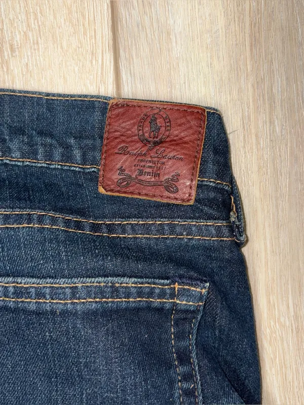 Polo Ralph Lauren Y2k Straight Leg Jeans 90's Urban Streetwear Waist 31in Mom - Image 10