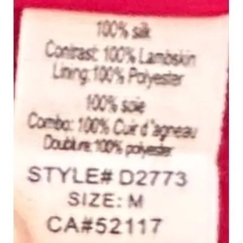 Funktional Dress‎ Silk Lambskin Leather Black Pink Sleeveless Y2K Women's Medium - Image 7