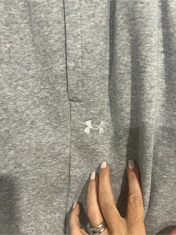 Under Armour Light Gray Women's Track Joggers - Image 3