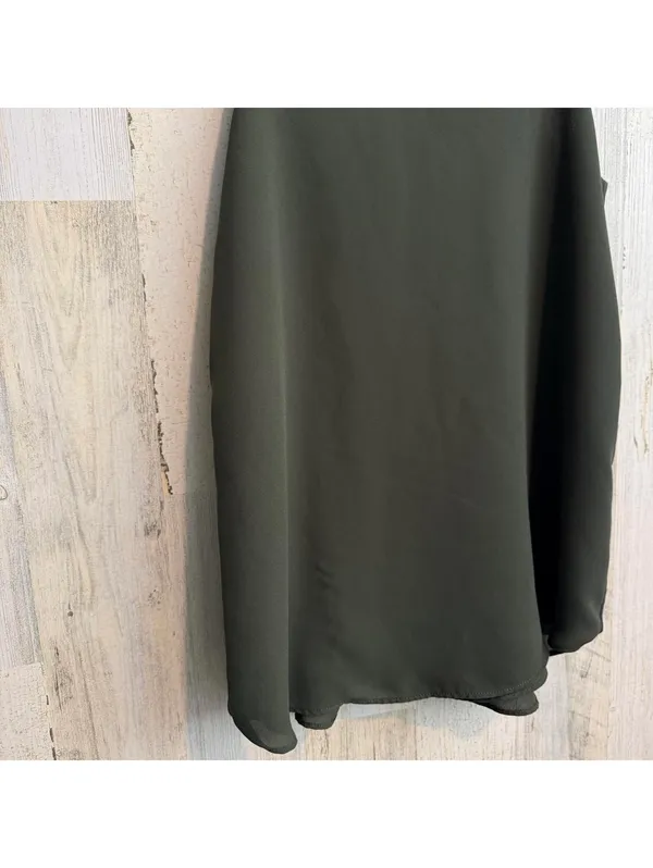 Hippie Rose Women’s Small Olive Green V-Neck Cami Tank Top - Image 2