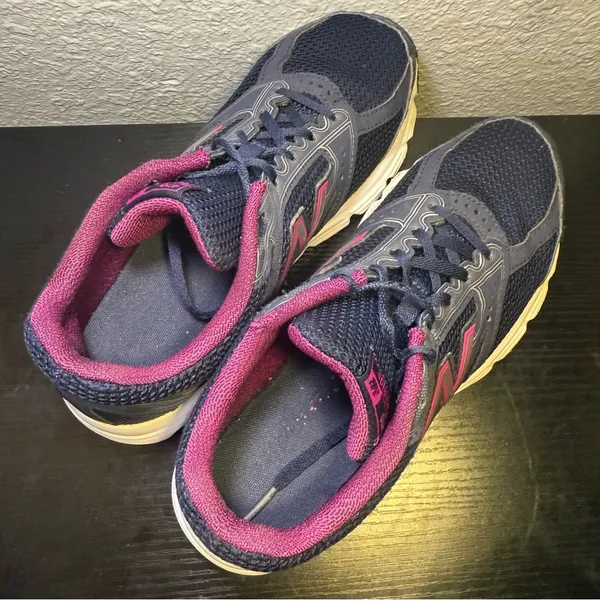 New Balance‎ 470 V1 TechRide Womens Size 9.5 Blue Purple Running Shoes Sneakers - Image 11
