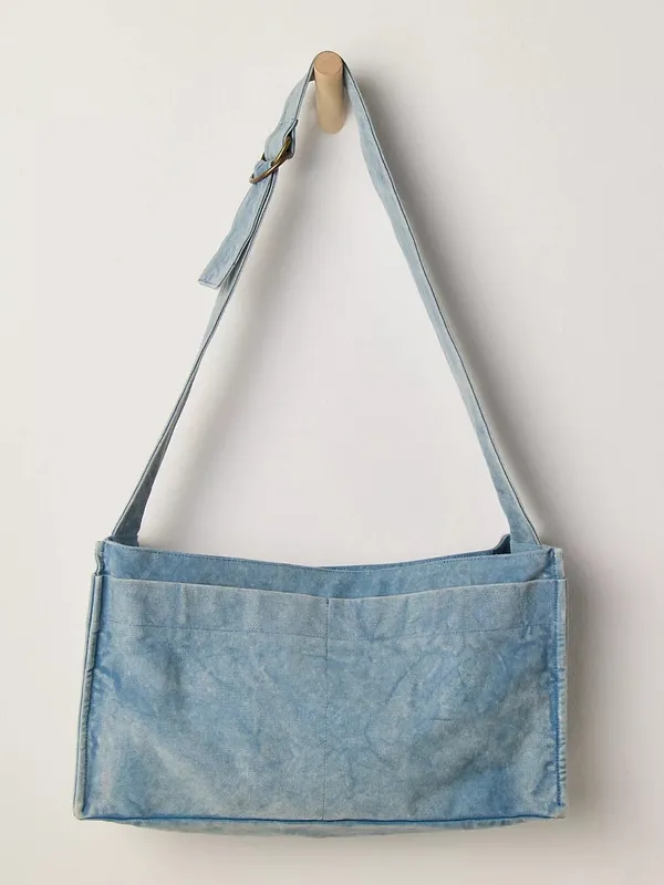NWT Free People Camp Crush Sling Bag ~ Blue~SOLD OUT!! - Image 3