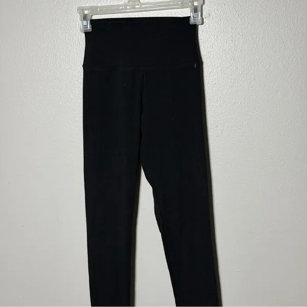 Aerie Women Activewear High Waisted Chill‎ Play Move Black Leggings Size XS - Image 2