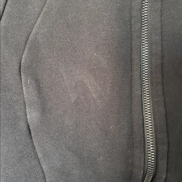 Lululemon Athletica Charcoal Chicago Blackhawks Zip-Up Jacket Size 2 - Image 2