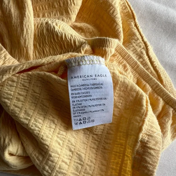 American Eagle yellow tube top - Image 6