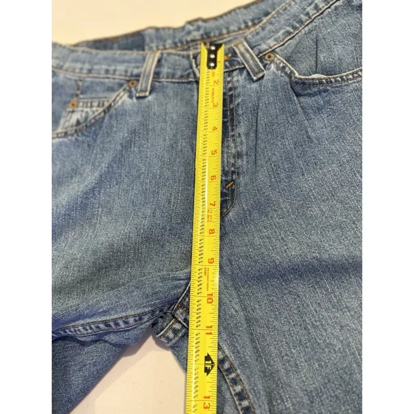 Vintage 90s Levi's 965 Wide Leg Jeans Made in USA Size 5 Long - Image 13
