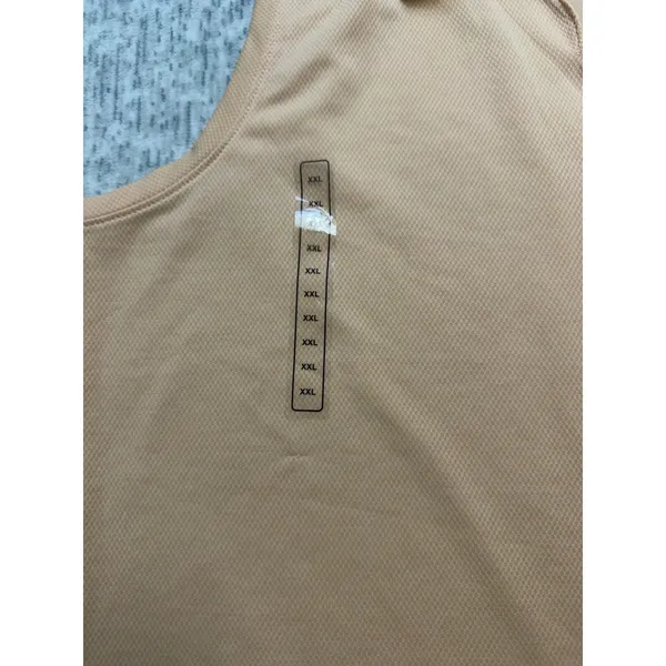 Walter Hagen‎ Clubhouse Women XXL Polo Shirt Peach Apricot Golf Top NWOT - Image 3
