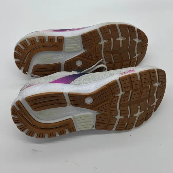 Brooks Ghost 16 Womens Running Shoes Grey Pink Mint Size 8.5 - Image 4