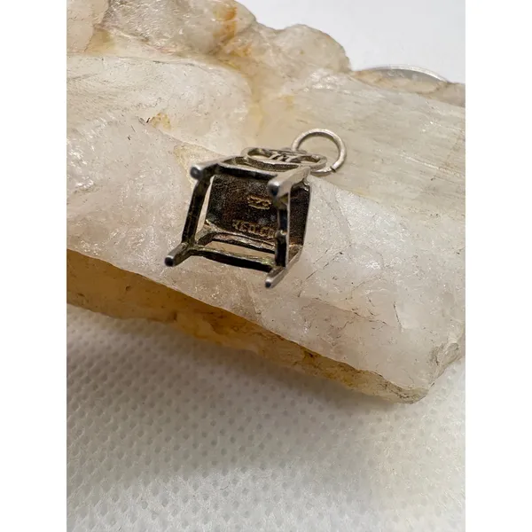 Vintage Sterling Silver Chair Charm 925 Miniature Furniture Pendant 1.32g - Image 9