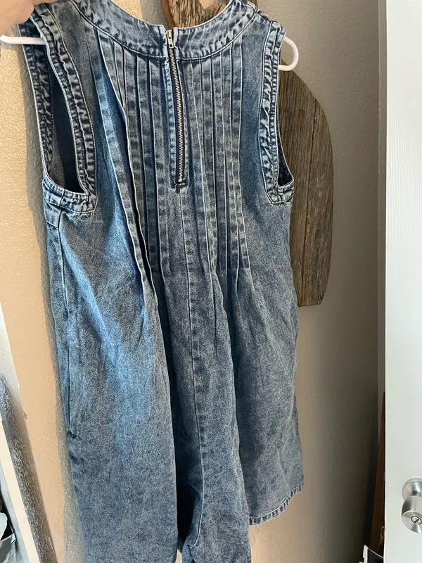 Amazon Denim Short Romper  - Image 2