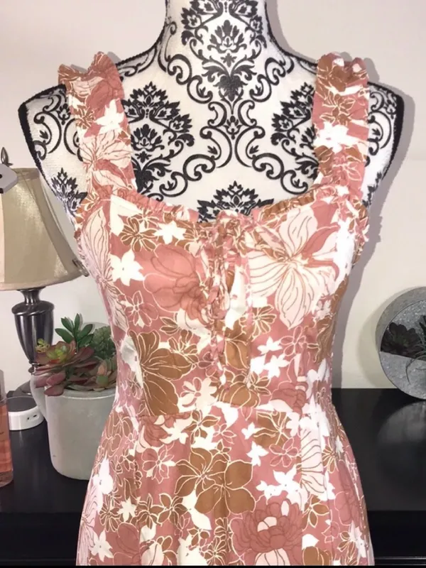 Sincerely Jules Floral Maxi Dress Size Small Like New - Image 3