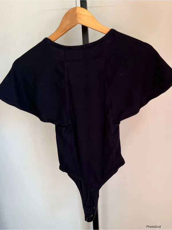Free People Black Byron Bodysuit XS - Image 3