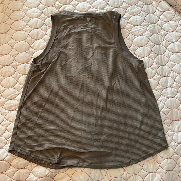 Alia Brown Relaxed Tank Top Sleeveless - Image 4